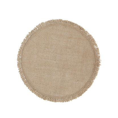 burlap placemat